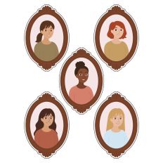 Printable Portraits of Women 2