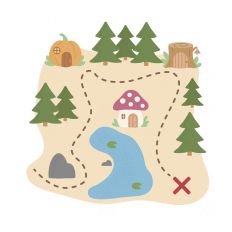 Printable Enchanted Fairy Treasure Map
