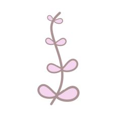 Botanical Vine Leaf Stem Floral Pattern