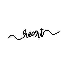 Heart Swirly Font Text Love