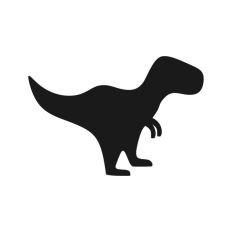 T-Rex Dinosaur Silhouette