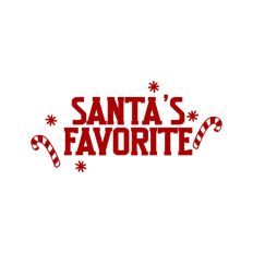 Santa's Favourite Winter Christmas Festive Quote Text Script
