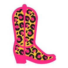 Animal Print Cowgirl Cowboy Boot
