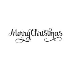 Merry Christmas Script Text