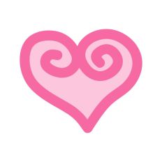 Heart Shape Swirls