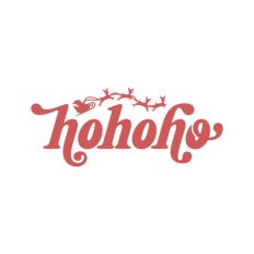 Ho Ho Ho Christmas Santa Quote Text Script