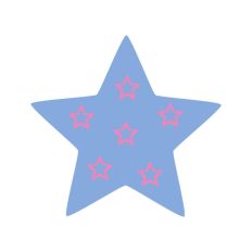 Star with Star Pattern