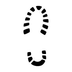 Santa Boot Print Christmas 