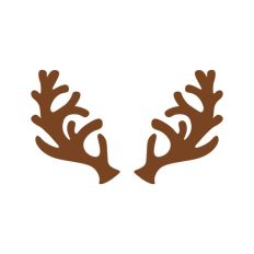 Reindeer Buck Stag Deer Antler Christmas Santa Sleigh
