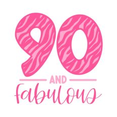90 & Fabulous Tiger Print