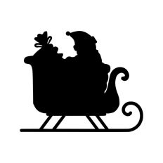 Christmas Santa Sleigh Reindeer Gifts Eve Winter