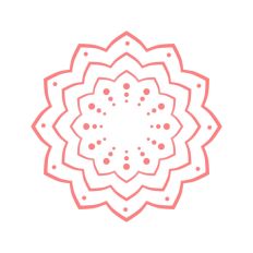 Mandala with dots