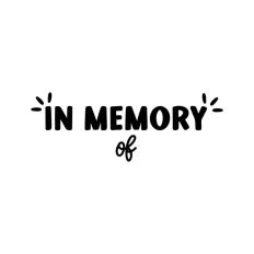 In Memory Of