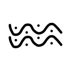 Wavy Lines With Dots