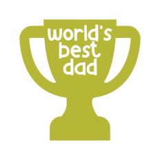 World's Best Dad Trophy 