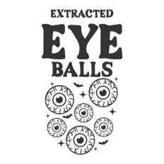 Extracted Eye Balls Potion Bottle Label Halloween Witch
