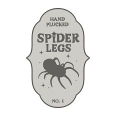 Spider Legs Potion Bottle Label Halloween Witch