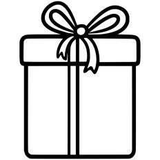 Gift Box Gift Wrapped Box Present Birthday Christmas Ribbon Bow