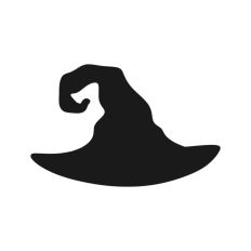 Curled Witch Hat