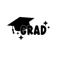 Grad Sparkle Cap