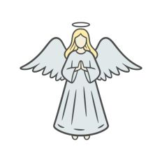 Angel Wings Halo Christmas Christian Jesus Religion Church