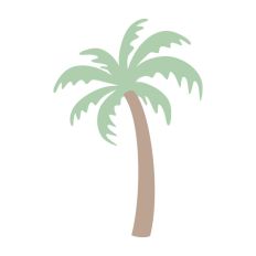 Palm Tree Tropical Plant Summer Vacay Sunset