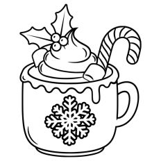 Hot Cocoa Christmas Festive Drink Winter