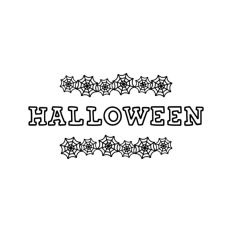 Halloween Spider Webs Quote
