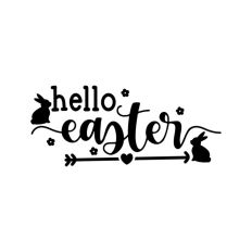 Hello Easter Bunny Quote Spring Script