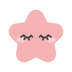 Star Cute Shape Face Smiling Baby Nursery