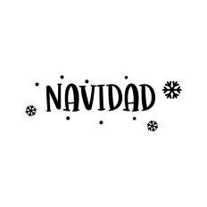 Navidad Snowflake Holidays Quote Text