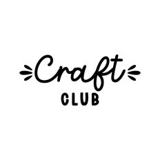 Craft Club Quote Script Handmade Crafter