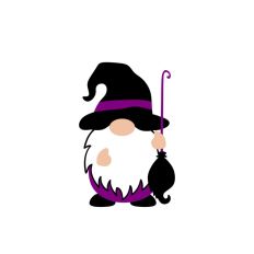 Fall Autumn Witch Gonk Gnome Broomstick Halloween