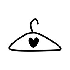 Heart Clothes Hanger