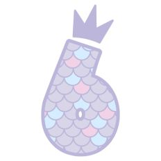 Mermaid Scale Number 6 Six