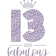 13 & Fabulous Leopard Print