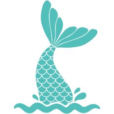 Mermaid Tail Under The Sea Birthday Princess Ocean
