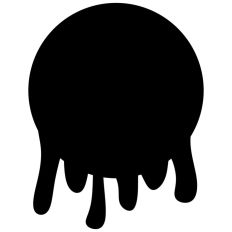 Solid Circle Dripping Shape
