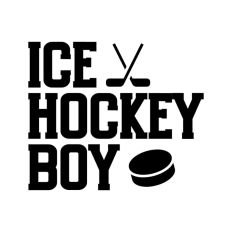 Ice Hockey Boy Sport Quote Puck Ice Life Words