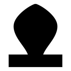 Round shape on line
