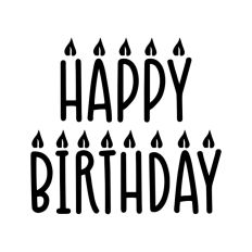 Happy Birthday Candles