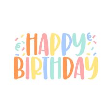 Happy Birthday Confetti Sprinkles