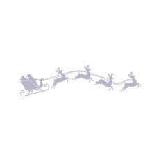 Christmas Santa Sleigh Reindeer Gifts Eve Winter