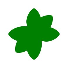 Lotus Flower Solid Shape