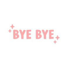 Bye Bye Sparkle