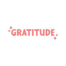 Gratitude Word