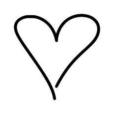 Hand Drawn Heart Sketch Doodle