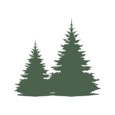Realistic Tree Winter Snowy Christmas 