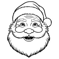 Santa Face Father Christmas Winter