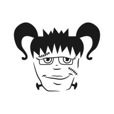 Frankenstein Girl Halloween Monster Zombie